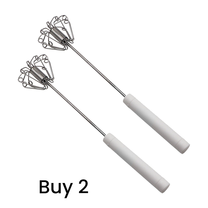 ⚡Buy 1 Get 1 Free⚡Stainless Steel Hand Egg Beater | Effortless Whisking – No Batter Splatter, Dishwasher Safe & Built to Last