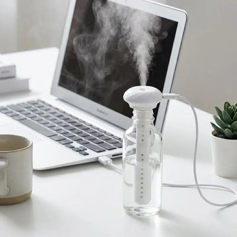 🔥LAST DAY SALE 49% OFF💧✨ Mini Travel Humidifier – Turn a Water Bottle Into a Personal Humidifier
