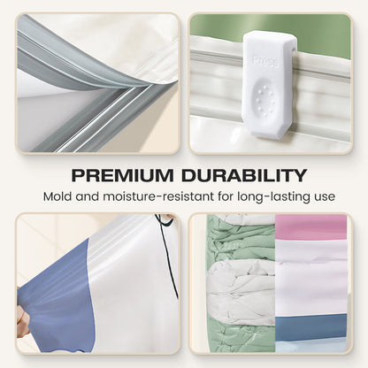 🥳2026 HOT SALE🥳💨No-Pump 3D Vacuum Storage Bags