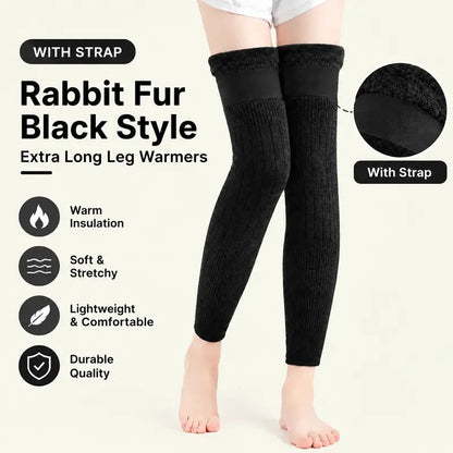 🔥LAST DAY SALE 49% OFF✨🔥 New Autumn/Winter Thermal Knee Warmers – Fleece-Lined, Thickened, and Extended