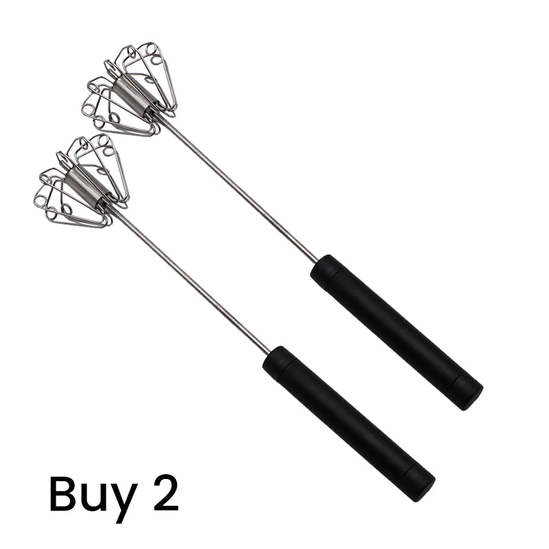 ⚡Buy 1 Get 1 Free⚡Stainless Steel Hand Egg Beater | Effortless Whisking – No Batter Splatter, Dishwasher Safe & Built to Last