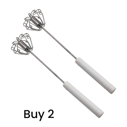 ⚡Buy 1 Get 1 Free⚡Stainless Steel Hand Egg Beater | Effortless Whisking – No Batter Splatter, Dishwasher Safe & Built to Last