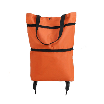 📢📢50% OFF !! ⏰2-in-1 Foldable Shopping Cart