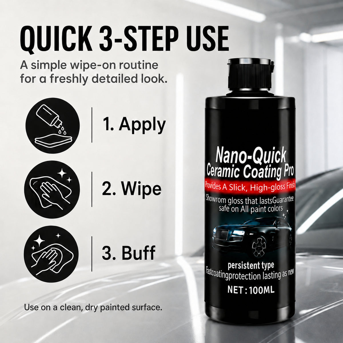 Hot Sale Off -Automotive Nano Ceramic Coating Spray
