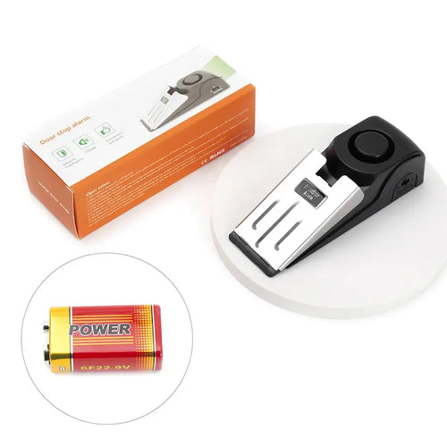 Home Security Door Stopper Alarm - Easy to Install No Tools Needed, 3 Sensitivity Modes, 120DB Loud Anti-Theft Alarm,