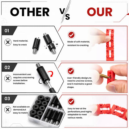 Outlet Spacers for Electrical Box, Non-Conductive Receptacle Spacers for Fixing Loose or Recessed Outlets